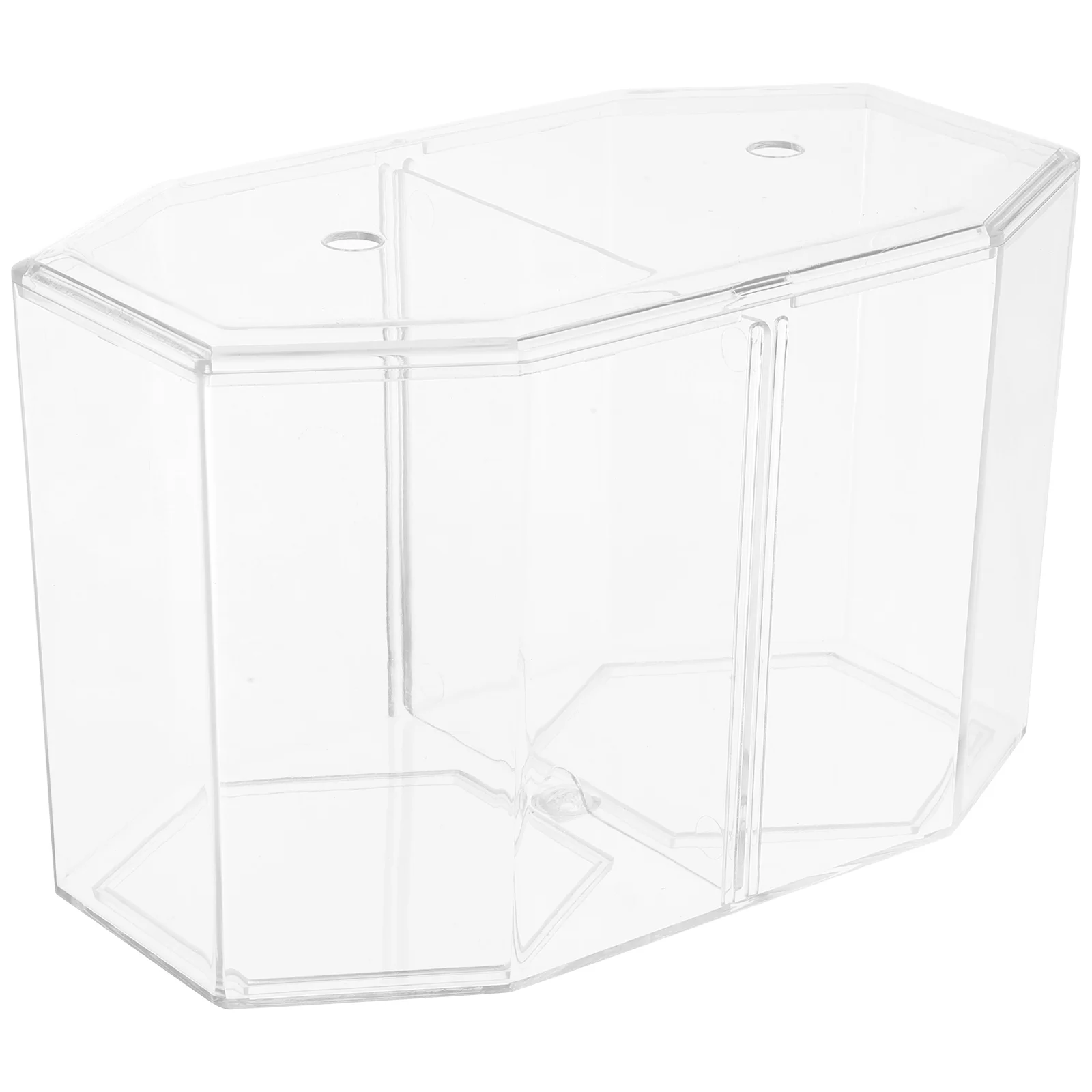 Octagonal Fish Tank Aquarium Accessory Breeding Tanks Goldfish Fishtanks Container Betta Small