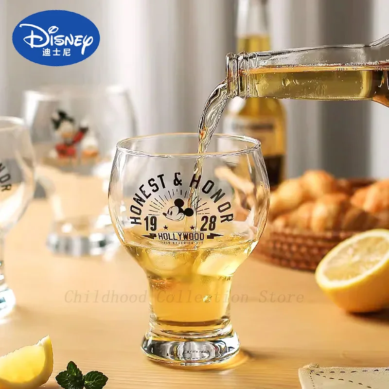 Disney Mickey Mouse Donald Duck Donald Scrooge McDuck Figures Toys Cartoon Glass Cup Creative  Beer Cup Action Toys Model Gifts