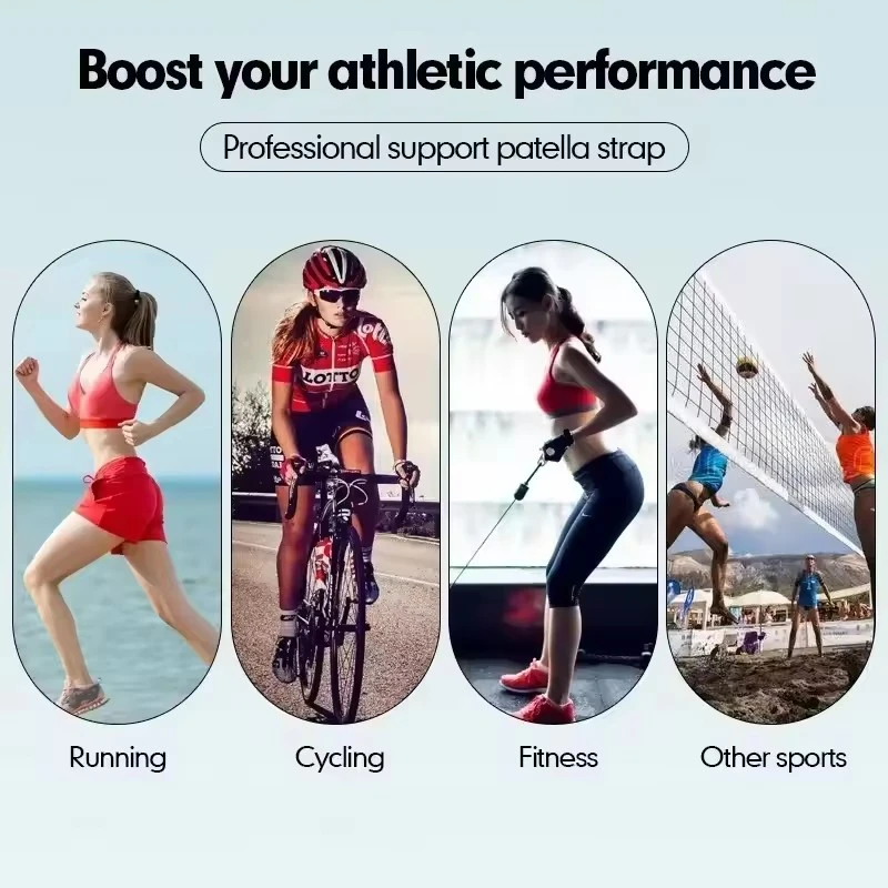 1pc Patella Knee Protector with Pressure Stability Sports Knee Protector Adjustable Professional Protector Pad Belt Protector image 6
