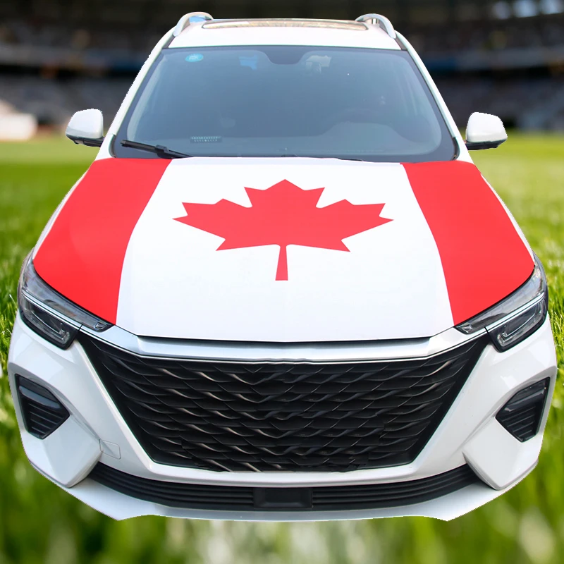 National Canada Flag Car Engine Hood Cover Canadian Flag For Decoration