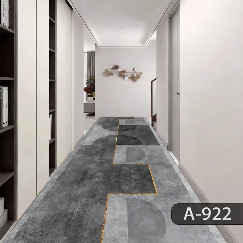 Luxury Corridor Hallway Long Rugs Home Decoration Carpet for Living Room Hotel Aisle Runner Rug Kitchen Anti-slip Floor Mat