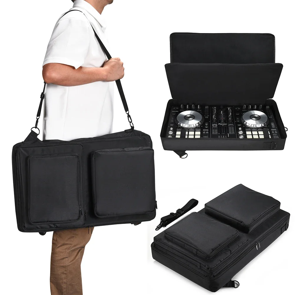 DJ Controller Shoulder Bag Shockproof Protector Bag Adjustable Shoulder Strap Storage Bag for Pioneer DDJ-SR2 2023 DJ Controller