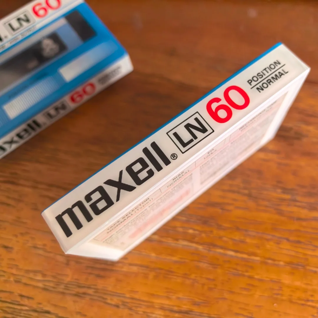 Maxell normalne odchylenie pusta kaseta magnetofonowa, niski poziom hałasu, 60 minut wysokiej klasy nagrywanie dźwięku kaseta-rzadko zamknięte (pojedyncze) — zdjęcie produktu 5