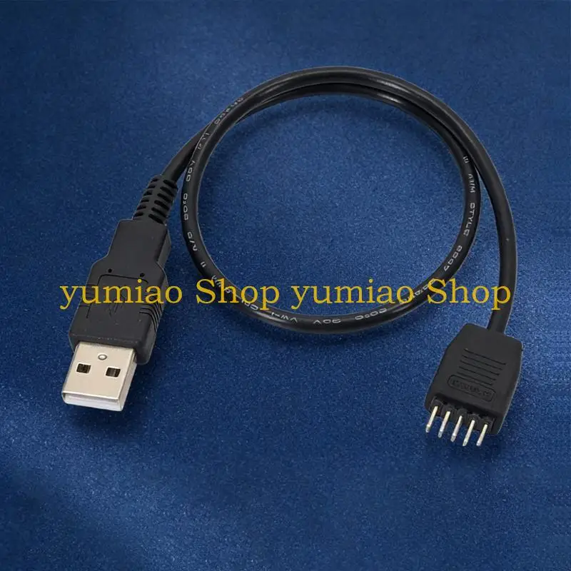 587B Reliabled USB A Male To USB2.0 9Pin Motherboard Cable For Hardware Expansion