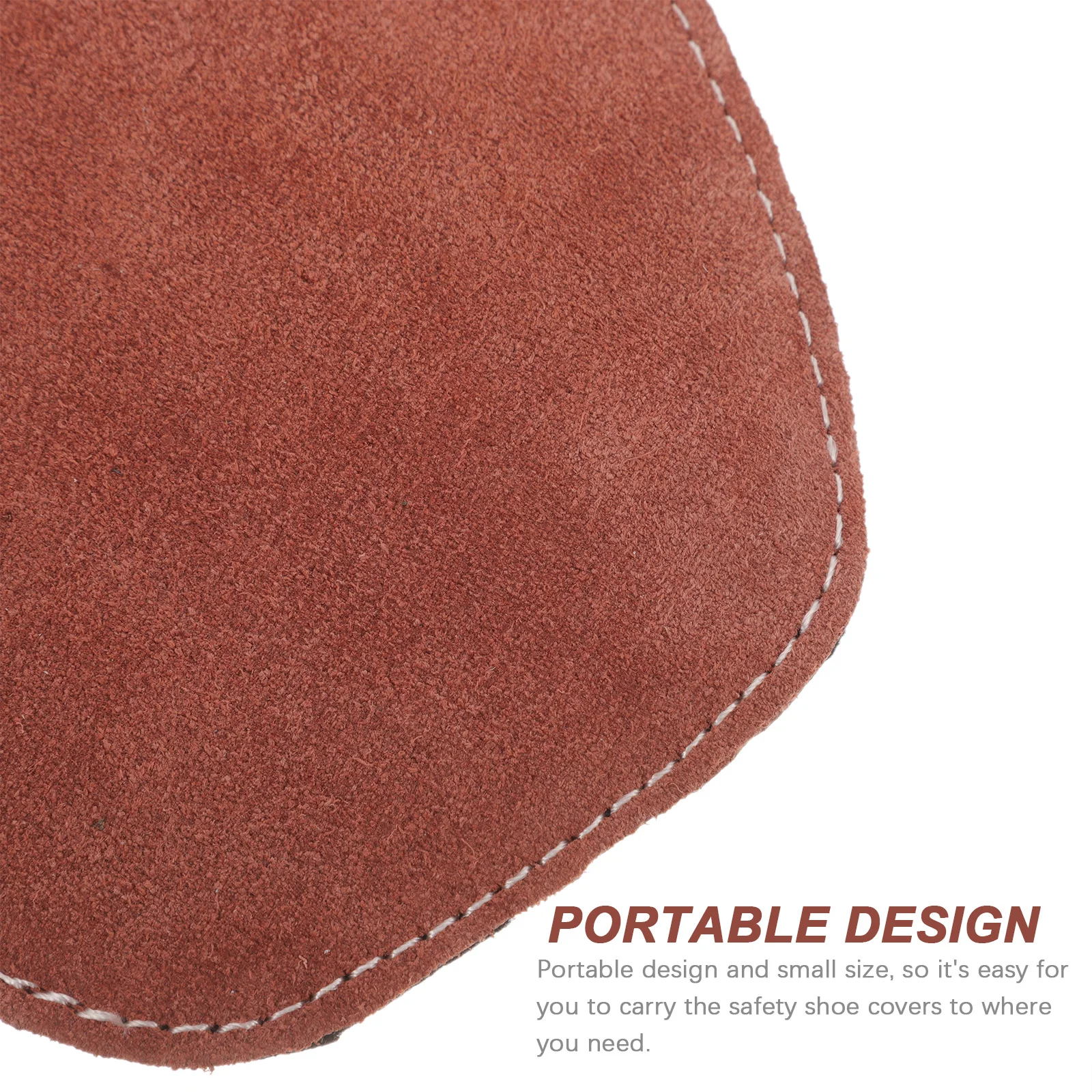 

1pcs 1 Pair Cowhide Shoe Anti-Smash Anti-Scald Reusable Durable Wear-Resistant Portable Boot Guard For Workshop Construction