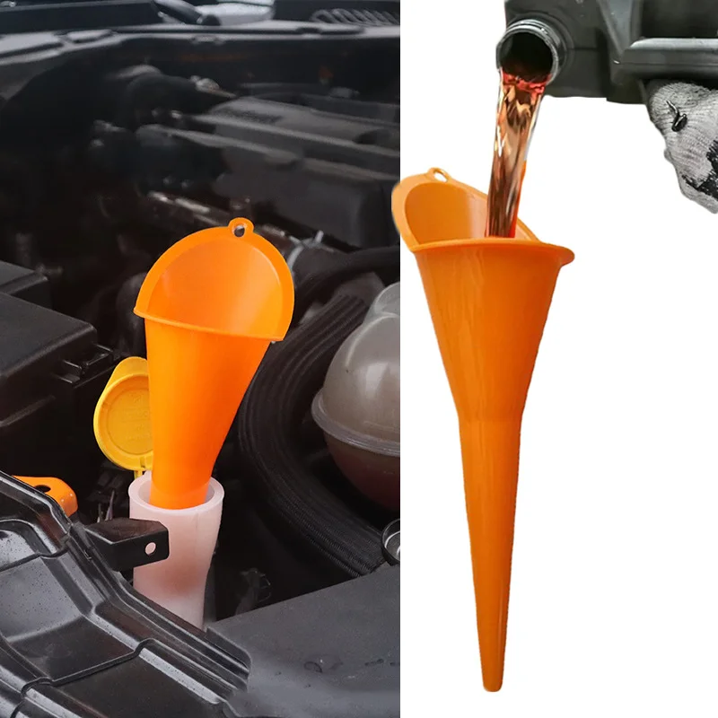 1Pcs Universal Car Refueling Funnel with Filter Detachable Hose Motorcycle Gasoline Oil Filling Funnels Tools