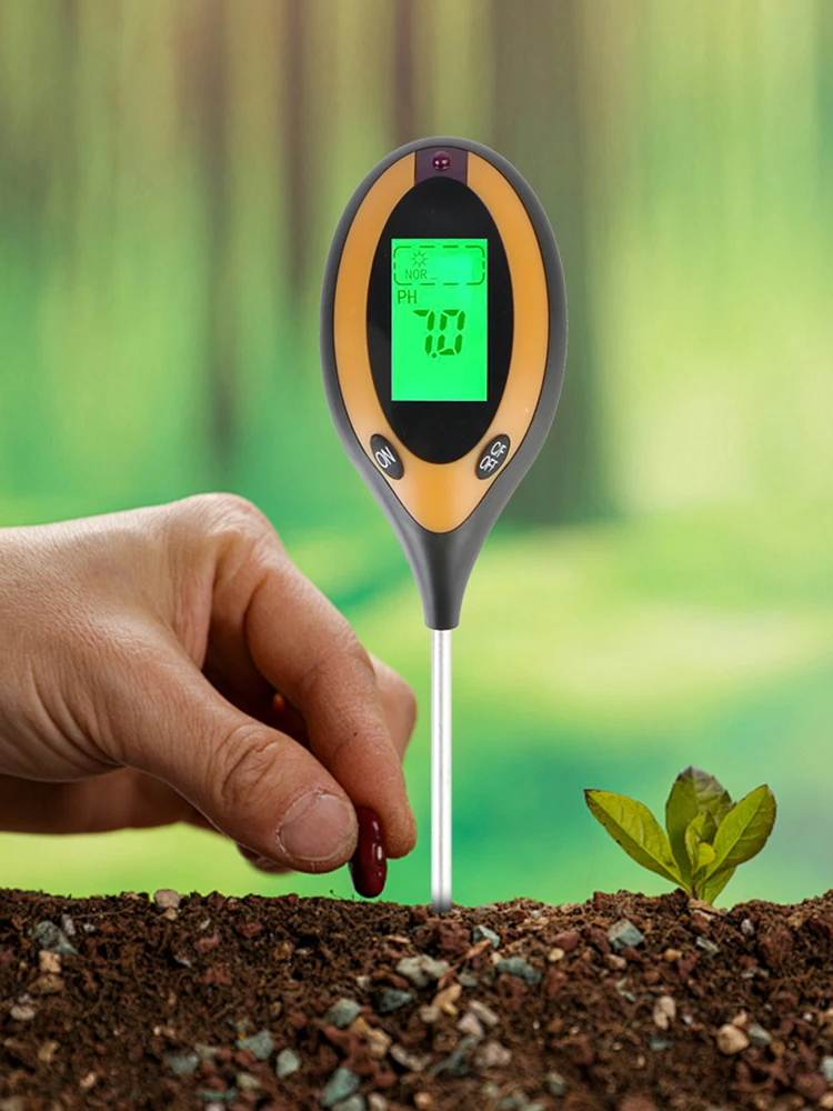 Gardening Household Soil High Precision Flower 1PC Detector Grass Fertility Meter Nutrient Water Tester PH and Humidity Tester