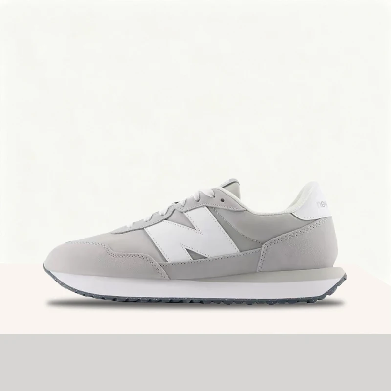 New Balance NB237 Unisex Light Gray Low-Top Shoes – Soft Non-Slip Durable Sole & Comfortable Casual Everyday Fit MS237HG