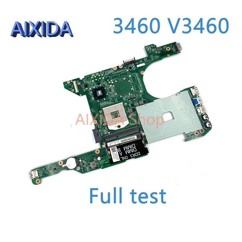 

AIXIDA DA0V08MB6D4 DA0V08MB6D1 CN-0JK5GY 0JK5GY JK5GY For dell Vostro 3460 V3460 P33G Laptop Motherboard SLJ8C DDR3 Fully Tested