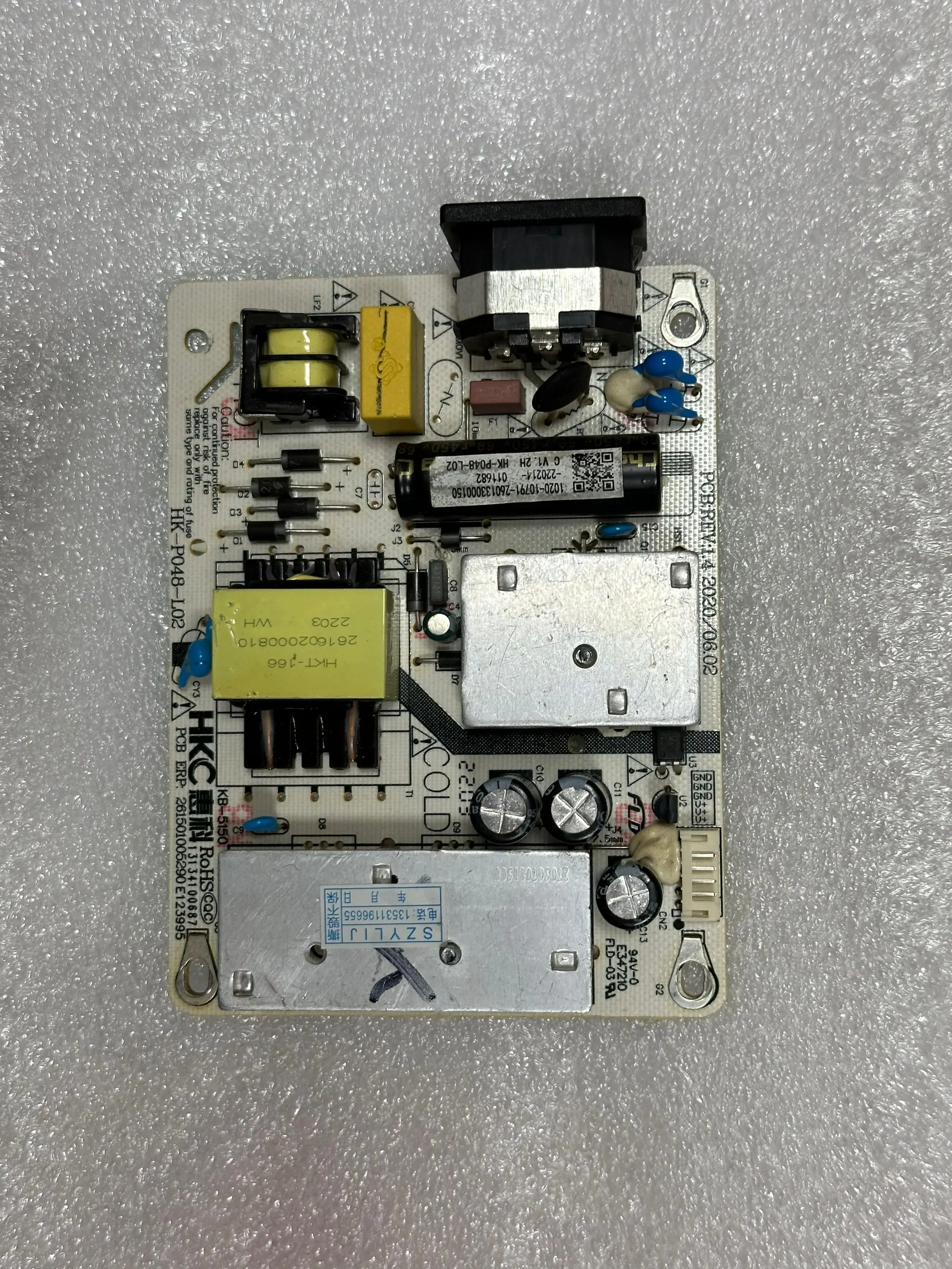 

Good quality for GX329S MB32A2F power supply board HK-P048-L02