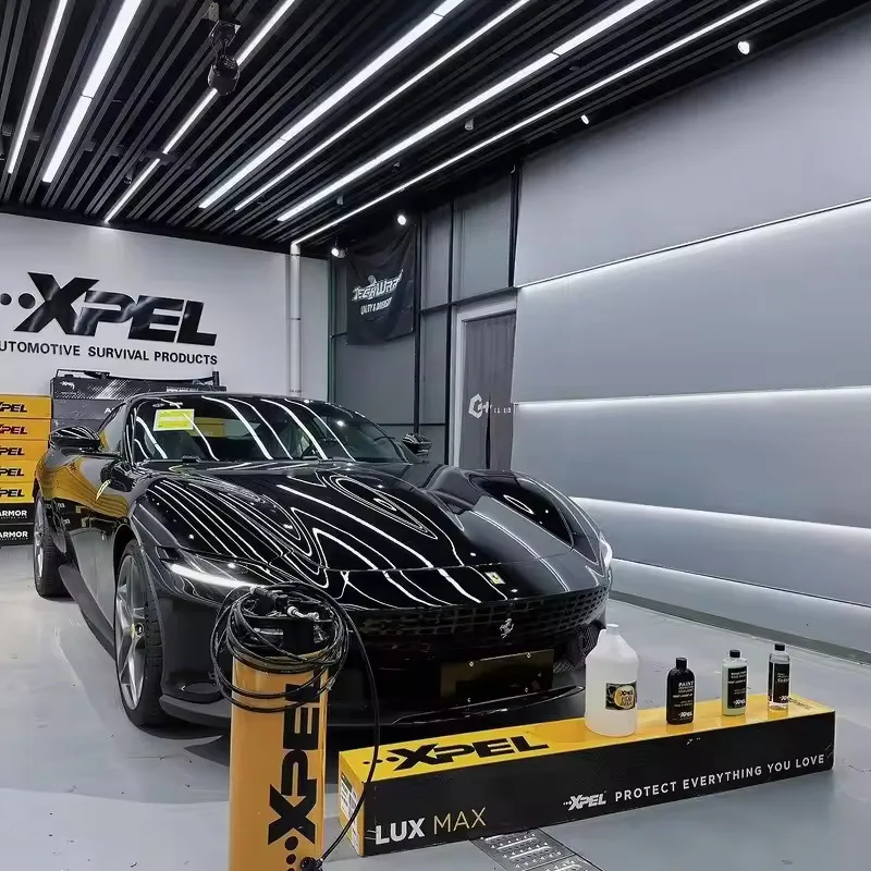 

TPU PPF 50FT*60IN XPEL Gloss Black Paint Protection Film Deep Shine Self Healing Hydrophobic 10 Year Warranty Auto Body Wrap