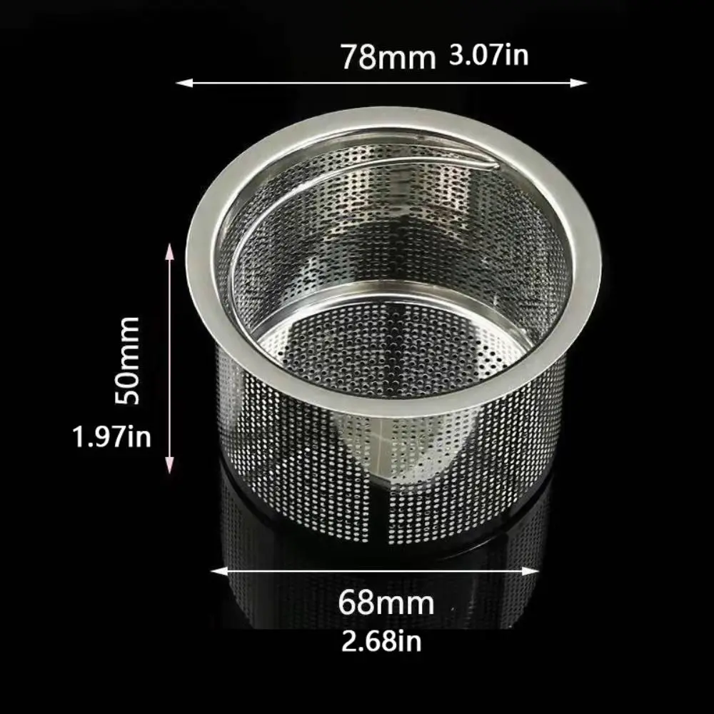 Clean Stainless Sink Drain Colander No Clogging Colander Drain Filter Leftover Protective Sink Drain Filter Kitchen Supplies