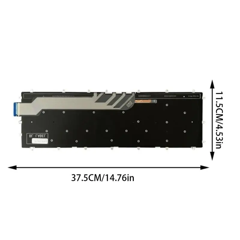 652F No Backlit Replacement Laptop Keyboards for G3 15 3579 3779 15 5587 G7 15 7588 Gaming Laptops Series