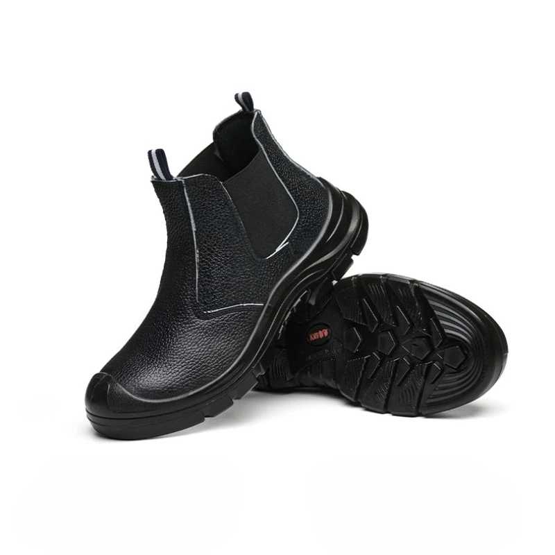Waterproof Safety Boots Men Indestructible Steel Toe Work Boots Anti-smash Stab-resistant Safety Shoes Biker Botas Para Hombre