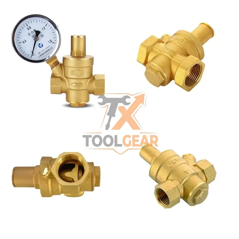 2026China*Factory* Wholesale ISO 228 Standard Hydraulic Control DN15-100 Manual Brass Pressure Reducer Water Pressure Relief
