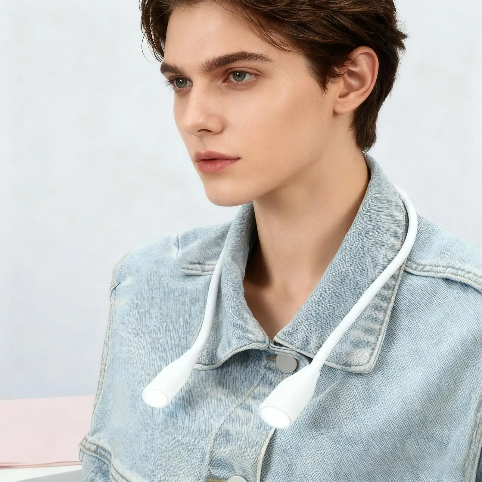 ضوء الرقبة للسرير القراءة بطارية تعمل بالطاقة 3 ألوان 9-سطوع عكس الضوء حول الرقبة ضوء للحياكة صياغة الحياكة #4