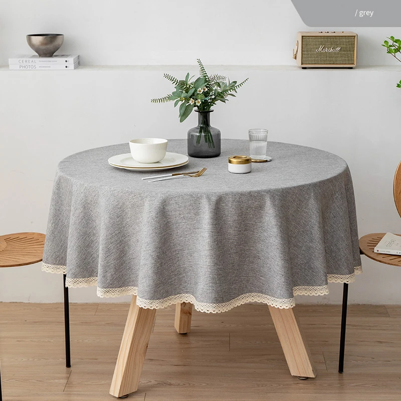 The Beshun waterproof and oil-resistant, easy-to-clean tablecloth features a refreshing and small and delicate design, suitable