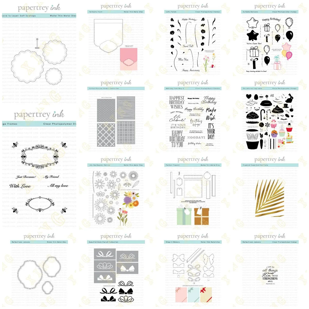 

Balloons Bows Cupcakes Metal Cutting Dies Clear Stamps Stencil Hot Foil Scrapbook Diary Decoration Embossing Template Diy Card