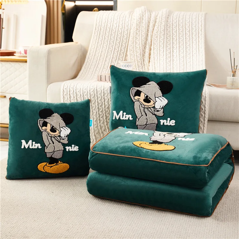 Disney Mickey Mouse Four Seasons Thick Plush Blanket Pillow: My