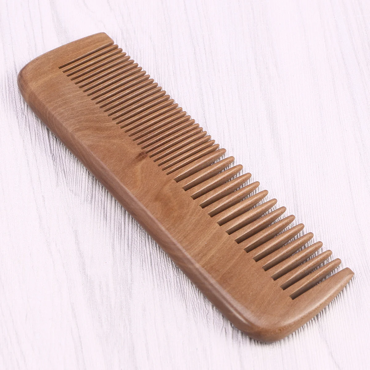 Wooden Comb Mustache Combs Anti Static Bracelet Detangler Hair Brush Scrubber Tail