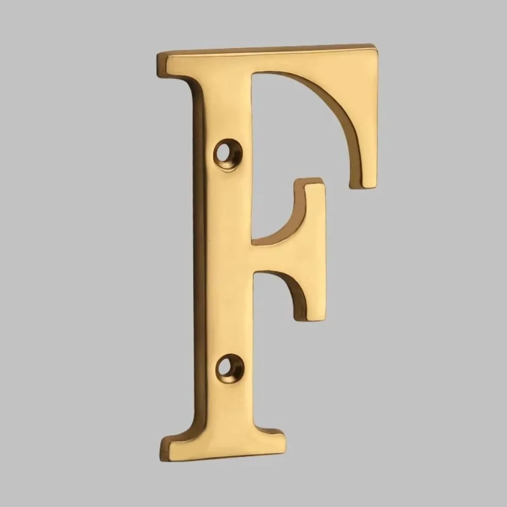 

Solid Brass Brass House Number 10mm Size Modern Metal Address Sign 4 Inch Rust-Resistant Outdoor House Number Door Decoration