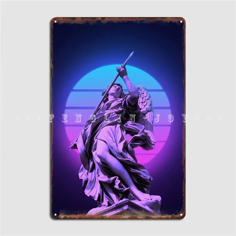 Angle Metal Sign Wall Cave Party Vintage Plaques Tin Sign Poster