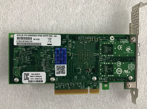 For X520-SR1 x520-DA1 82599 chip 10 Gigabit Ethernet card