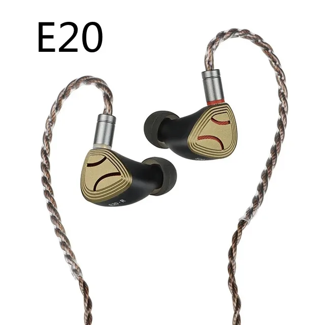 

Aoshida E20 Earphone 10mm Beryllium Coated Dynamic Driver 8mm DLC Diaphragm In-ear Headphone HiFi Audio Earset Outdoor