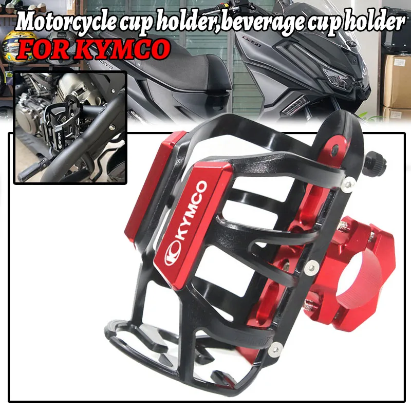 For KYMCO DOWNTOWN 125i 200i 300i 350i DT 125 200 300 Xcitings400 Motorcycle CNC Beverage Water Bottle Drink Cup Holder Mount