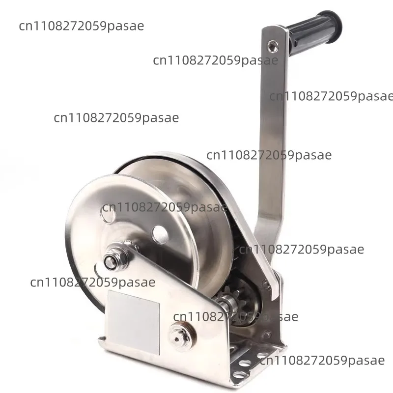 Hand winch 304 stainless steel 1200 pounds two-way manual winch sewage small anti-rust crane