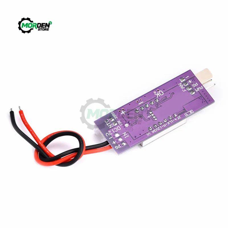 DC12V Four Wire PWM Fan Speed Controller Governor Driver Temperature Digital Display Supports Internal Fan Shutdown Power Supply