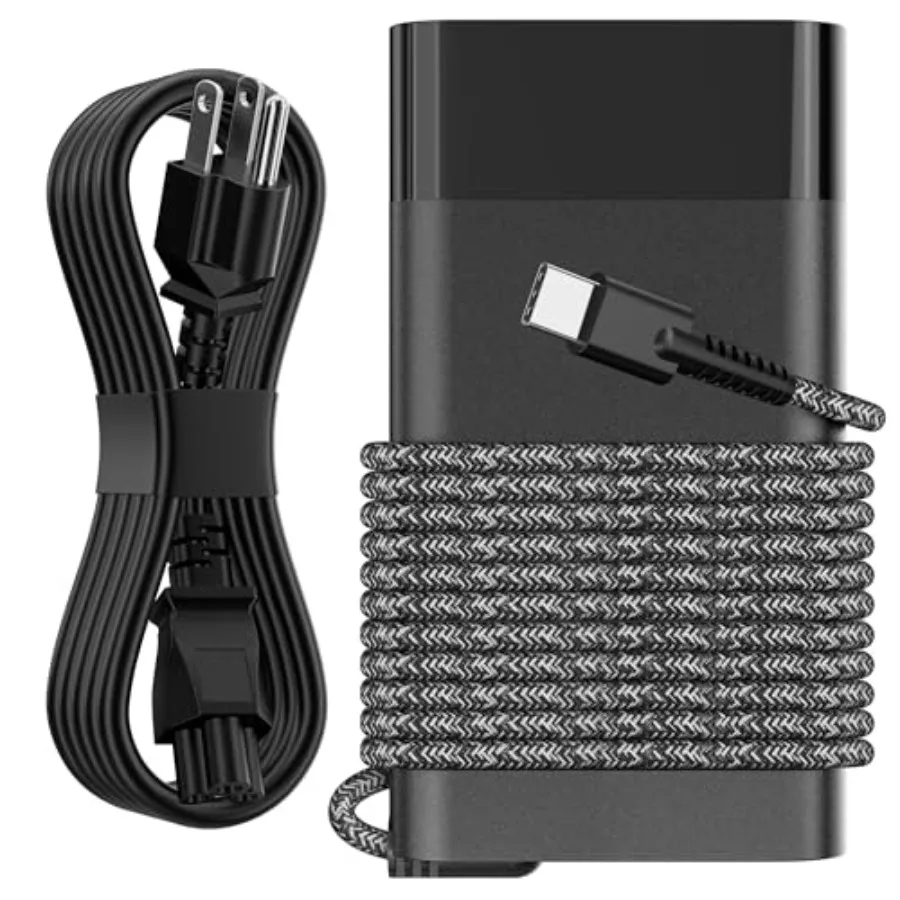 

Новое зарядное устройство USB-C мощностью 65 Вт для ноутбуков, совместимое с HP Spectre x360, Elitebook x360, Envy, Omnibook, Pavilion Elite x2, Chromebook Type-C Po