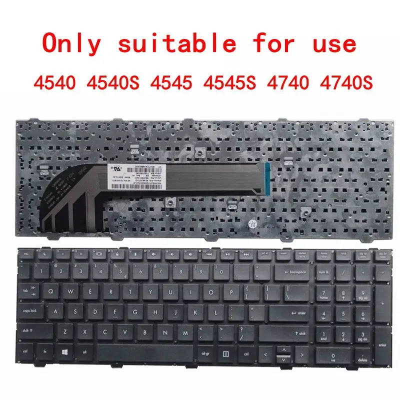 US/SP/RU แป้นพิมพ์สําหรับแล็ปท็อปใหม่สําหรับ HP probook 4540 4540S 4545 4545S 4740 4740S