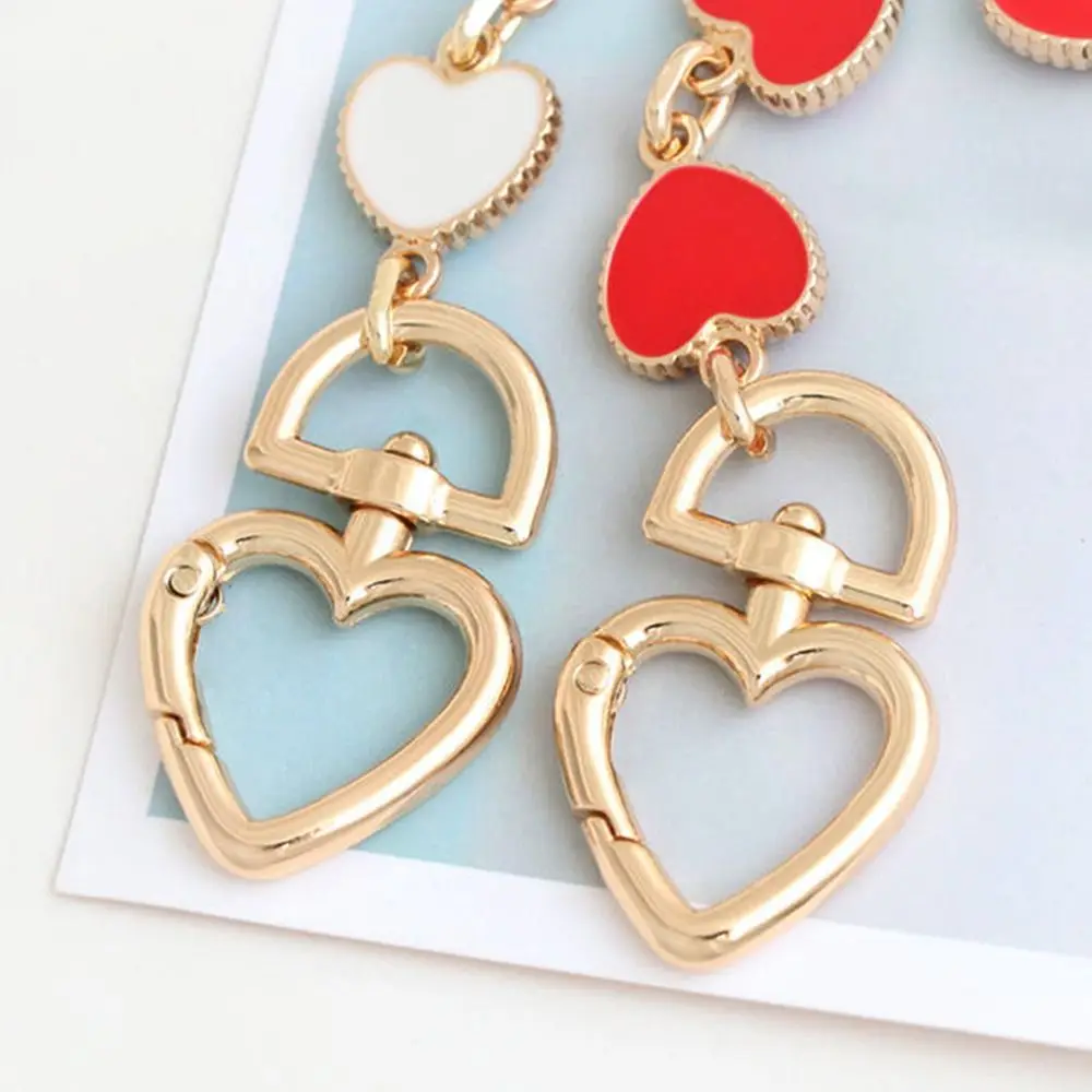 Hardware Heart-shaped Bag Accessories Handbag Bag Extension Chain Replacement Chain Bag Chain Handbag Strap Extender