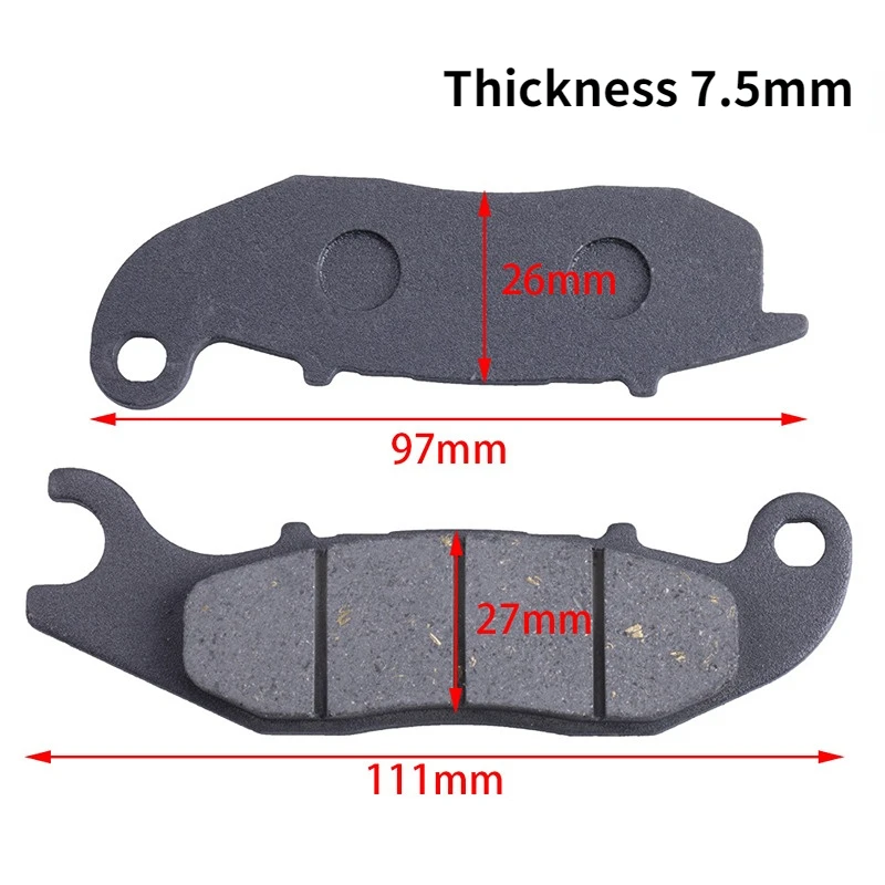 Motorcycle Brake Pads Refiting Parts Are Applicable To Medley125 CRF250 BT125 Universally Disc Brake Pads of The Biajo Landmine