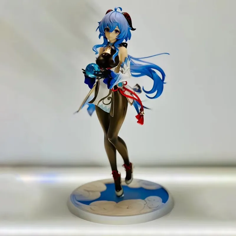 Genshin Impact Game 23cm Ganyu Anime figurka zegarek księżyc Shouyue kolekcja modeli lalka dekoracja stołu zabawki prezenty