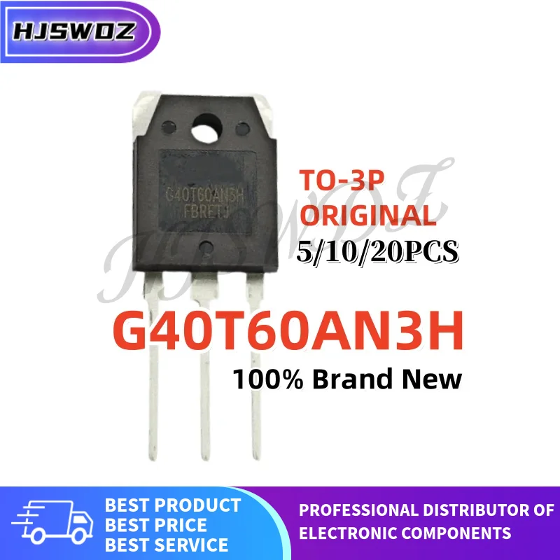 Original New 5-20PCS CRG40T60AN3H G40T60AN3H TO-3P 40A 600V IGBT tube for Welding Machine