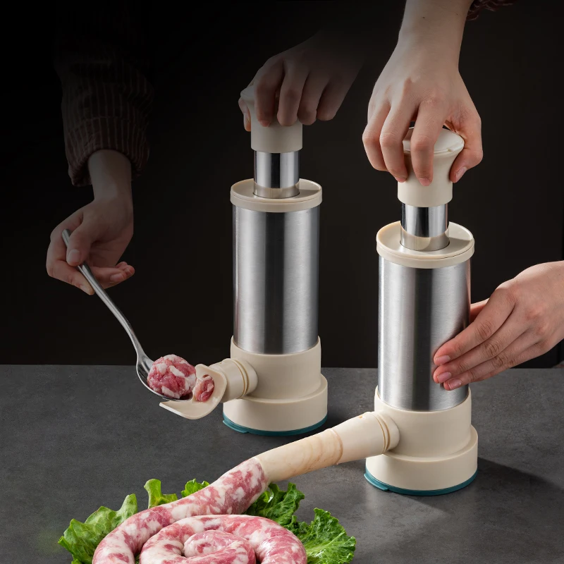 GIANXI304 Stainless Steel Handmade Sausage Enema Kitchen Meat Kit Food-grade Meat Stuffing Kitchen Kit