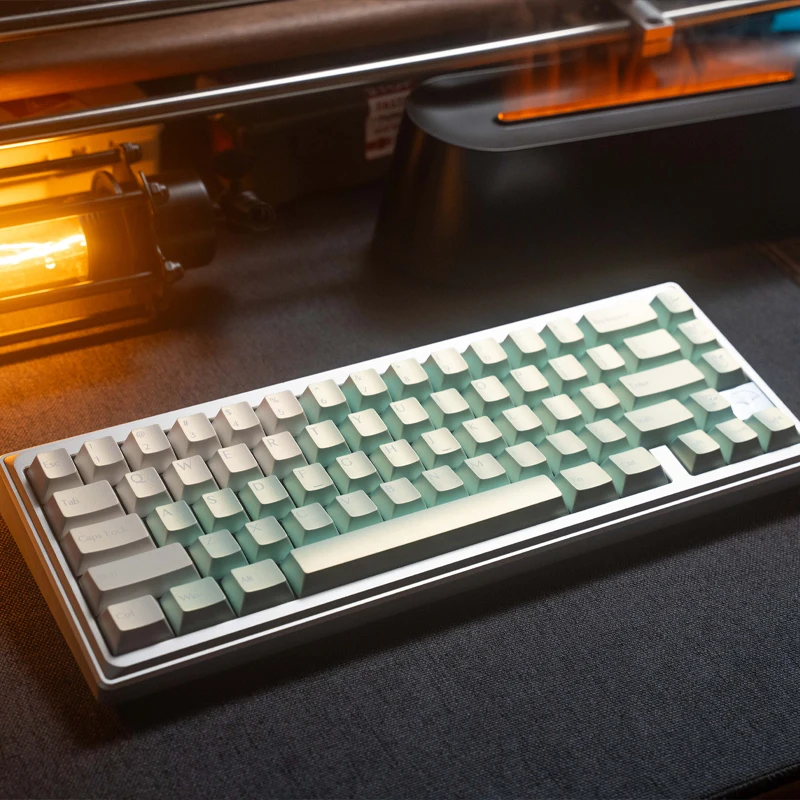 Frontier-Touches de clavier mécanique PBT à sublimation thermique, accessoires de bureau pour PC Gamer