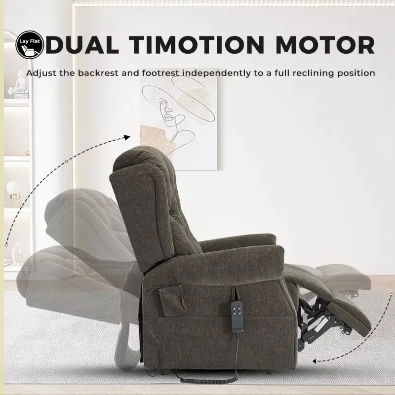 Household electric lift chair reclining chair elderly headrest electric waist support reclining chair