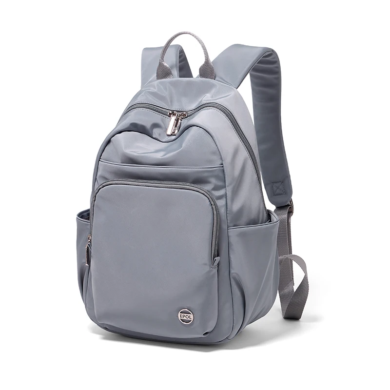 حقائب ظهر نسائية من Fouvor مصنوعة من النايلون المقاوم للماء ومتينة وبسيطة حقائب سفر خفيفة الوزن وعصرية حقائب ركاب احترافية 6105-01