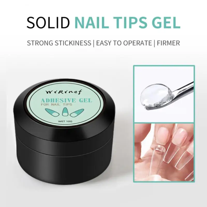 5/8/10PCS Clear Nail Art Professional Results Solid Endless Design Possibilities Easy Stick Long-lasting Cutting-edge