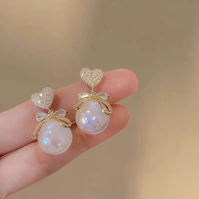 

Concave Convex Uneven Ear Accessories Alloy Gift For Women's Gift Gold Colour Earring Ear Stud Heart Earrings Fashion Jewelry