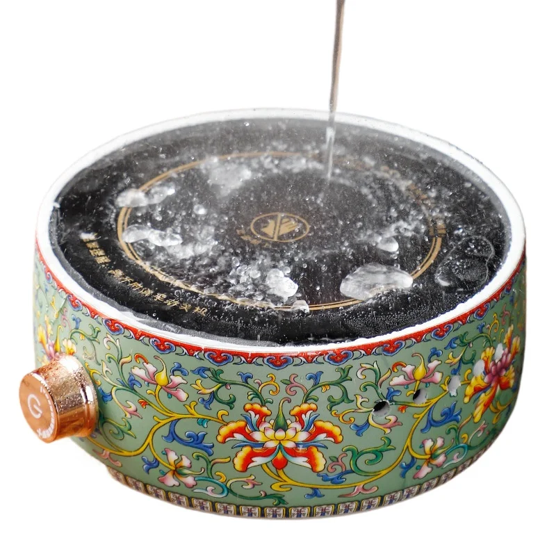 

Teapot Electric ceramic stove High temperature resistant glass kettle Household Kung Fu tea set Tea maker set Electric ceramic