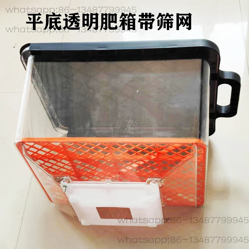 port-unique-micro-motoculteur-boite-d'engrais-de-port-de-machine-sans-labour-avec-tremie-d'ecran-mangeoire-pour-cultures