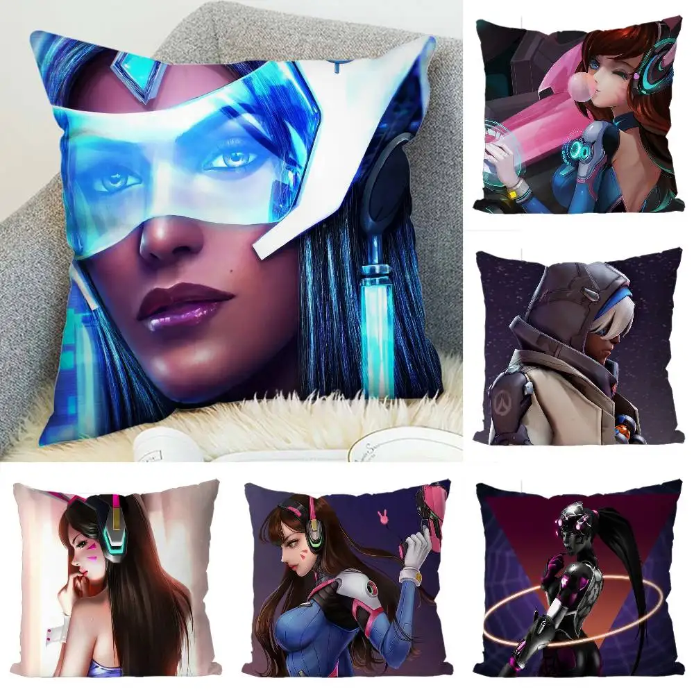 

Overwatch Pillow Case Luxury Double-sided For Car Pillows 45x45 Cushions Cover Home And Decoration Sofa Pillowcase 50x50
