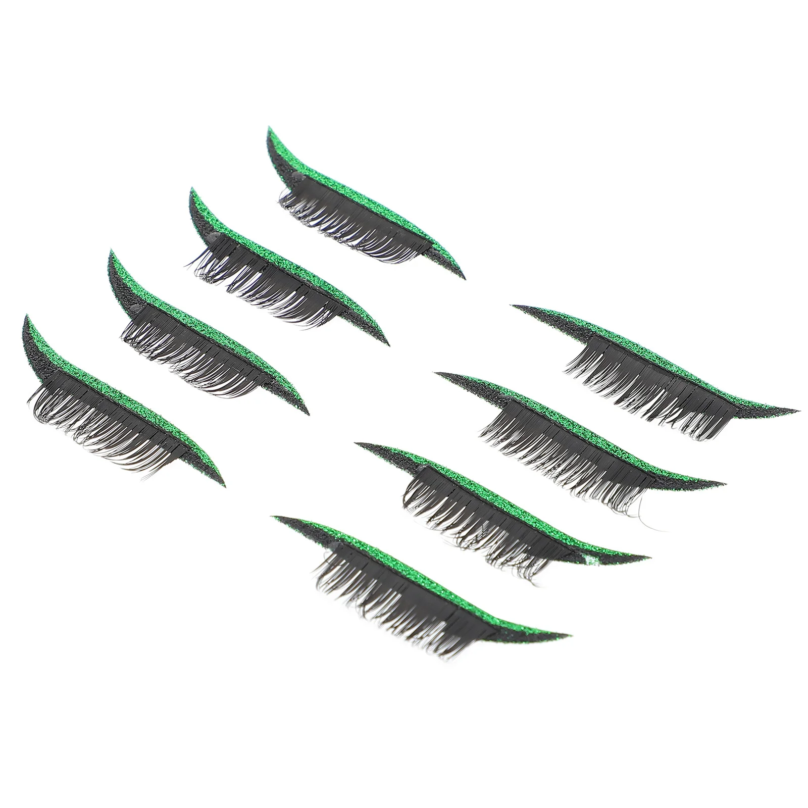 4 paia di nastro adesivo per eyeliner impermeabile adesivo per la linea degli occhi per l'uso quotidiano adesivo per eyeliner idea regalo cosplay in maschera