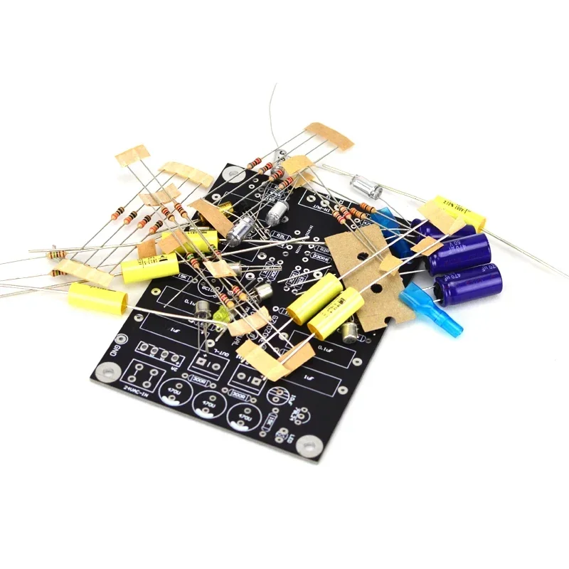 NEWEST MM MC Dual-TVV-46 full discrete vocal phono HiFi pre Amplifier DIY Kit Board AC 24V G5-010