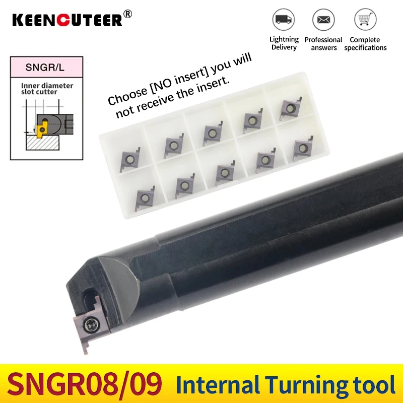 SNGR10K08 SNGR20R09 CNC rowkowanie wewnętrzne uchwyt na narzędzia tokarskie SNGR Micro hole tokarka wymienna do 8GR 9GR wkładka SNGR wewnętrzna