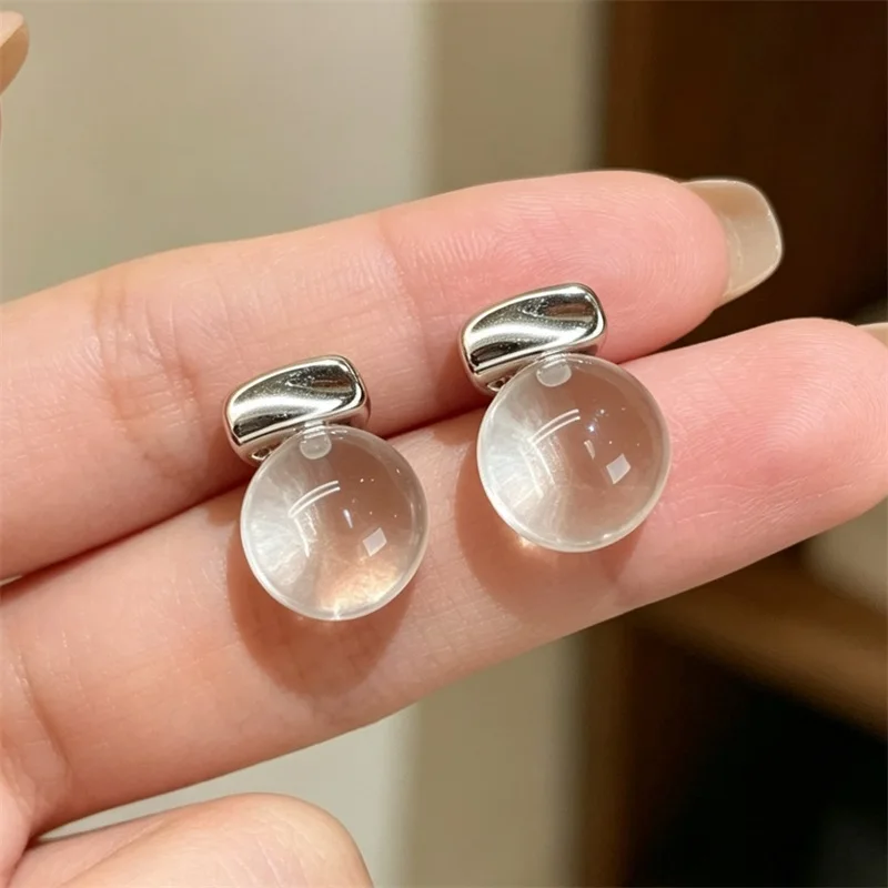 GANPUP Trendige Quadratische Funkelnde Kristall-Ohrhänger für Damen, Modischer Neuer Schmuck mit Verschluss, Geschenk für Party und Hochzeit. – Detail 6